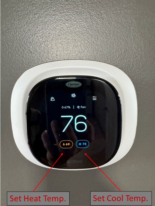 Thermostat controls